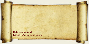 David Sentić vizit kartica